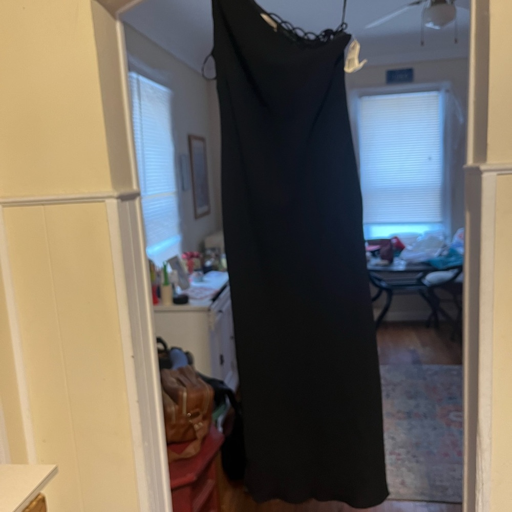 black evening dress